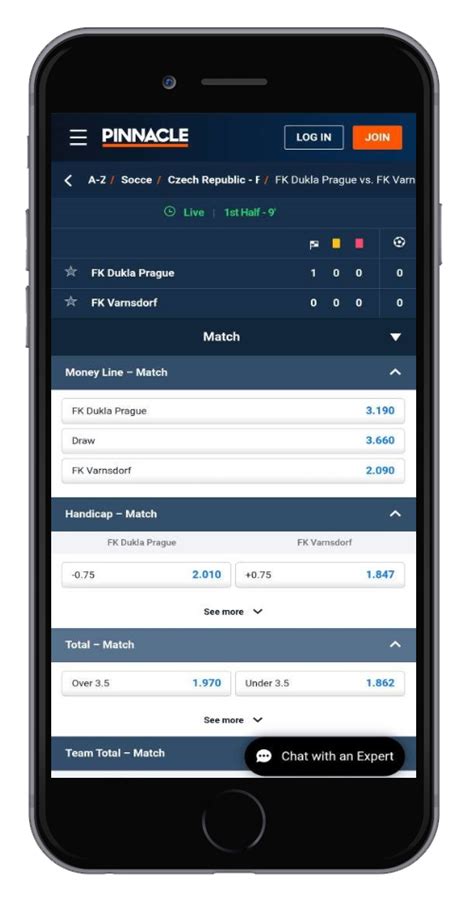 pinnacle bet app